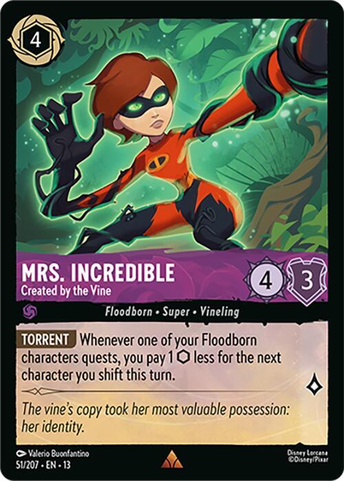 Mrs. Incredible - Created by the Vine-Attack of the Vine!-Rare-Normal