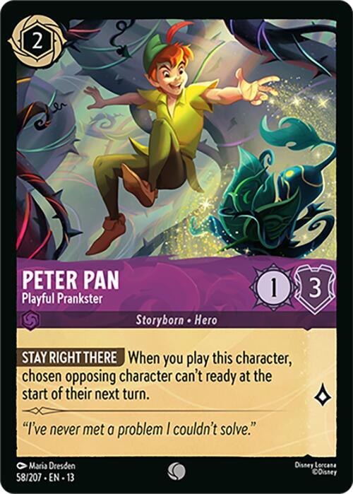 Peter Pan - Playful Prankster-Attack of the Vine!-Common-Cold Foil