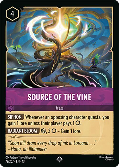 Source of the Vine-Attack of the Vine!-Super Rare-Cold Foil