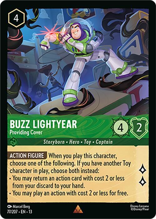 Buzz Lightyear - Providing Cover-Attack of the Vine!-Rare-Normal