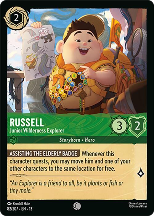 Russell - Junior Wilderness Explorer-Attack of the Vine!-Common-Cold Foil
