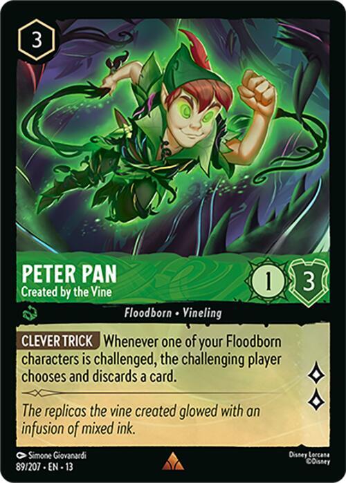 Peter Pan - Created by the Vine-Attack of the Vine!-Rare-Normal