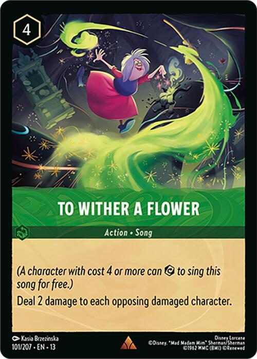 To Wither a Flower-Attack of the Vine!-Rare-Cold Foil