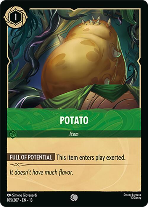 Potato-Attack of the Vine!-Common-Cold Foil
