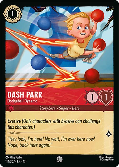 Dash Parr - Dodgeball Dynamo-Attack of the Vine!-Common-Cold Foil