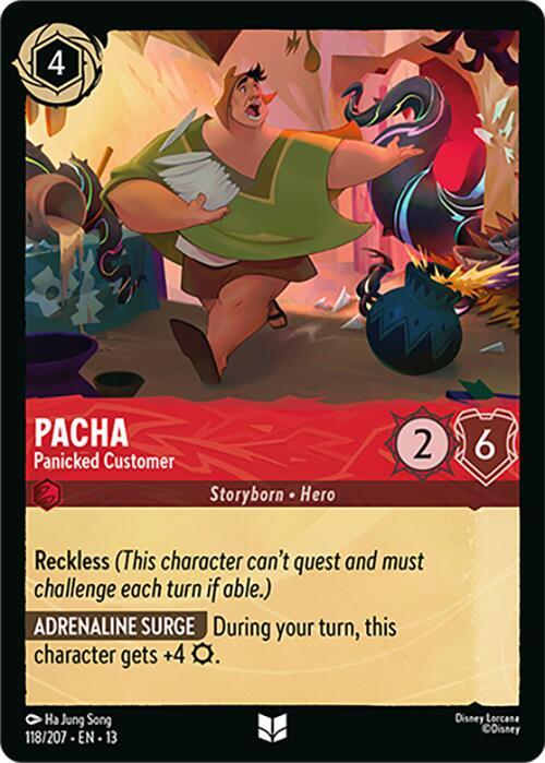 Pacha - Panicked Customer-Attack of the Vine!-Uncommon-Cold Foil