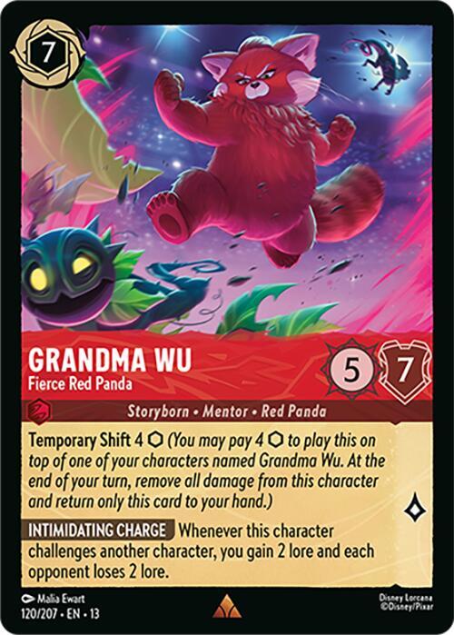 Grandma Wu - Fierce Red Panda-Attack of the Vine!-Rare-Normal