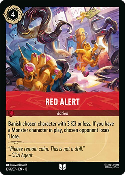Red Alert-Attack of the Vine!-Uncommon-Cold Foil