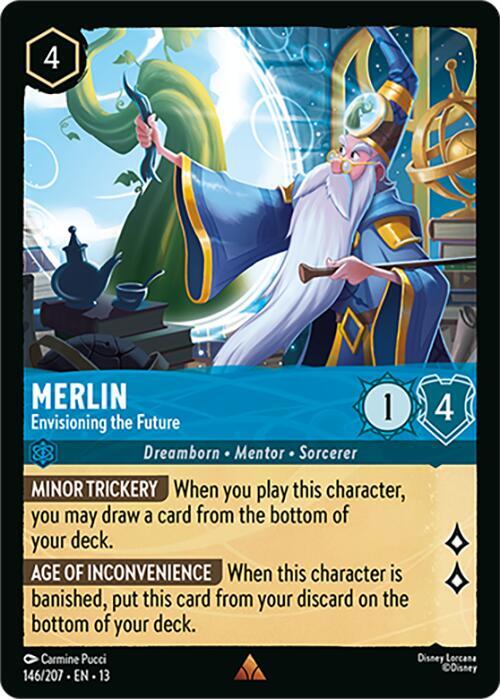 Merlin - Envisioning the Future-Attack of the Vine!-Rare-Cold Foil