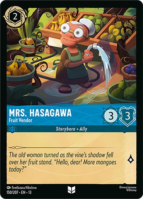 Mrs. Hasagawa - Fruit Vendor-Attack of the Vine!-Uncommon-Cold Foil