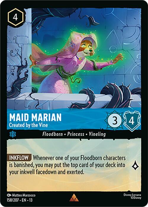 Maid Marian - Created by the Vine-Attack of the Vine!-Rare-Normal