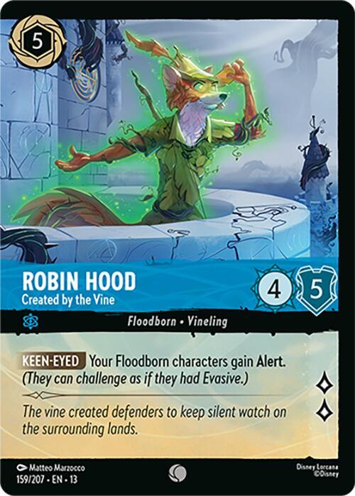 Robin Hood - Created by the Vine (Foil)-Attack of the Vine!-Common-Cold Foil