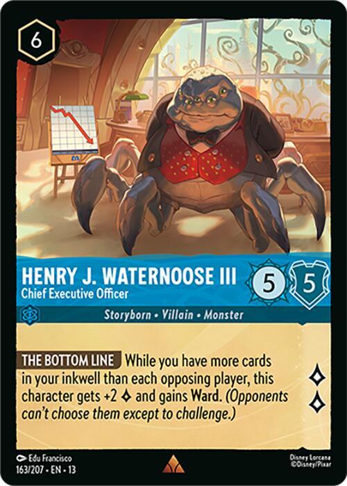 Henry J. Waternoose III - Chief Executive Officer-Attack of the Vine!-Rare-Cold Foil