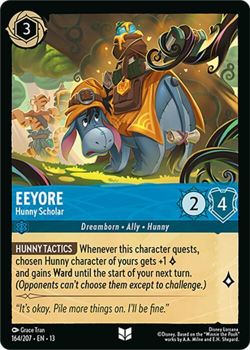 Eeyore - Hunny Scholar-Attack of the Vine!-Uncommon-Cold Foil