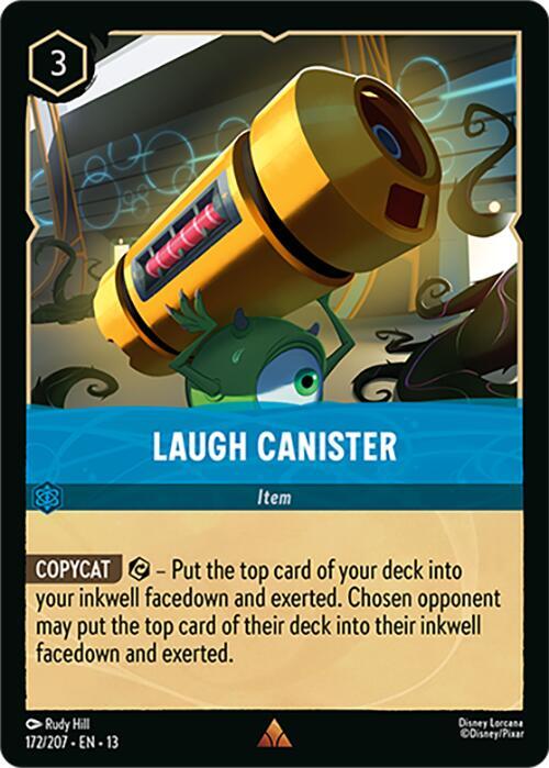 Laugh Canister-Attack of the Vine!-Rare-Cold Foil
