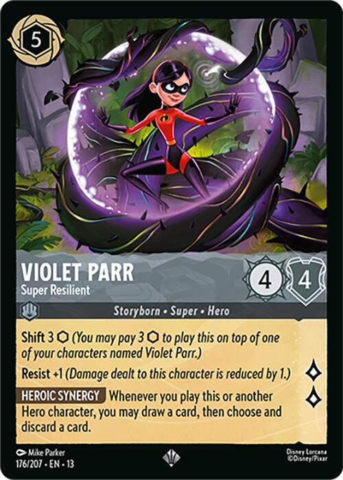 Violet Parr - Super Resilient-Attack of the Vine!-Super Rare-Normal