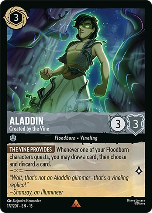 Aladdin - Created by the Vine-Attack of the Vine!-Rare-Normal