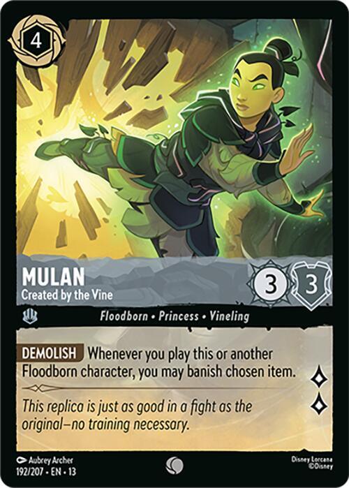 Mulan - Created by the Vine-Attack of the Vine!-Common-Cold Foil
