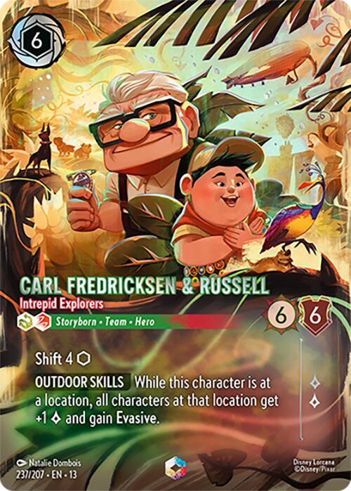 Carl Fredricksen & Russell - Intrepid Explorers (Enchanted)-Attack of the Vine!-Enchanted-Holofoil