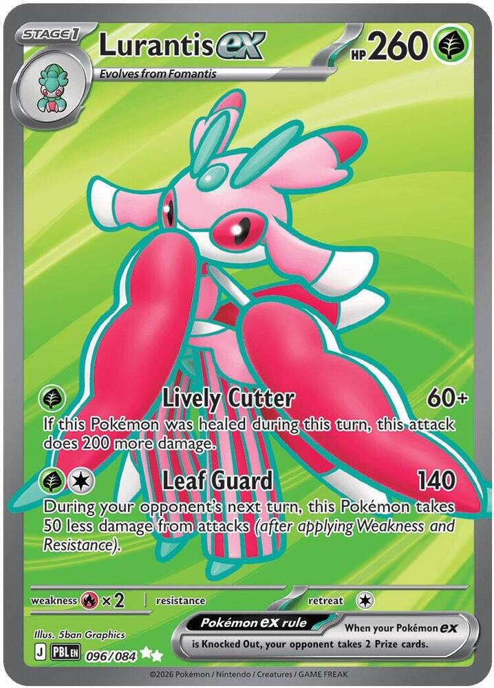 Lurantis ex - 096/084-ME05: Pitch Black-Ultra Rare-Holofoil