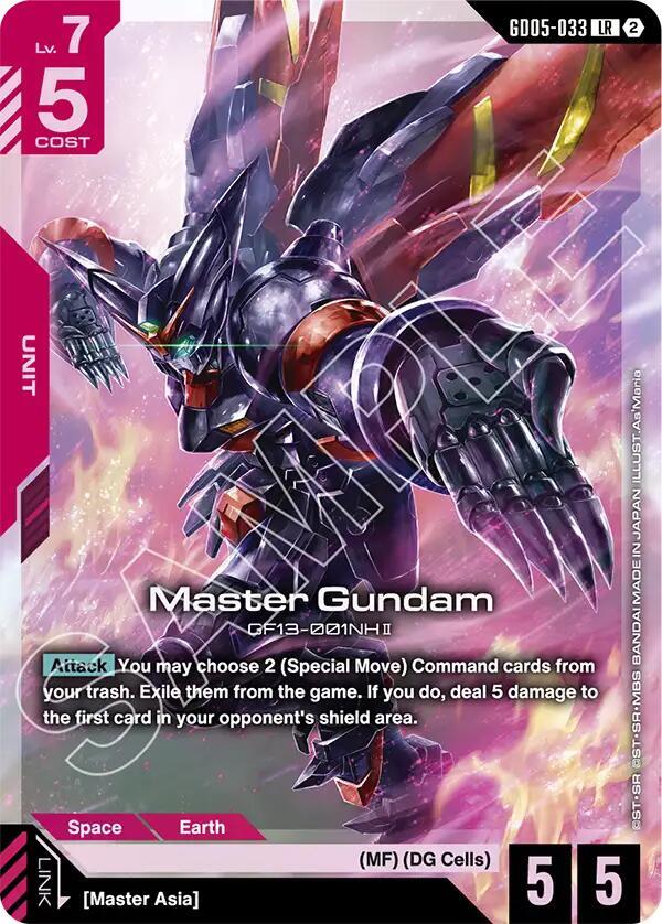 Master Gundam-Freedom Ascension-Legend Rare-Holofoil