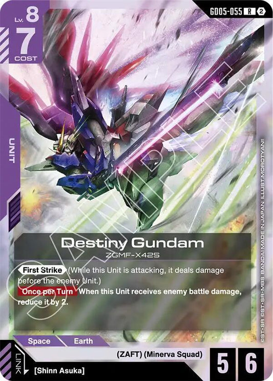 Destiny Gundam-Freedom Ascension-Rare-Holofoil