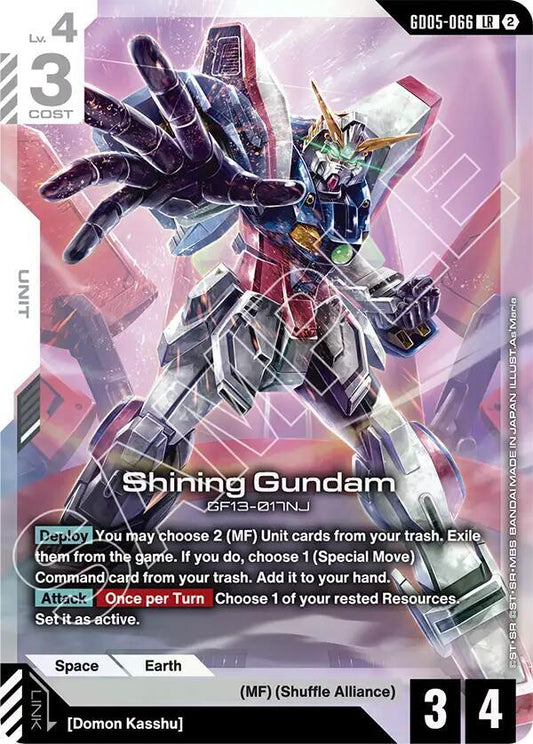 Shining Gundam (GD05-066)-Freedom Ascension-Legend Rare-Holofoil