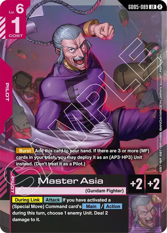 Master Asia-Freedom Ascension-Legend Rare-Holofoil