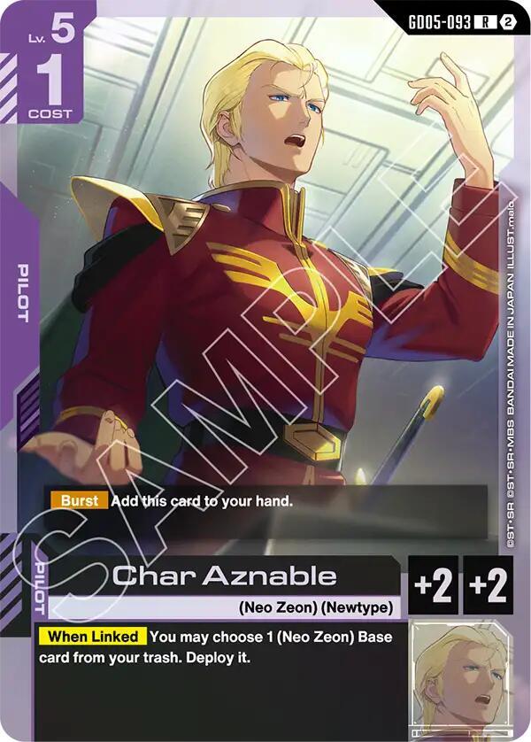 Char Aznable-Freedom Ascension-Rare-Holofoil