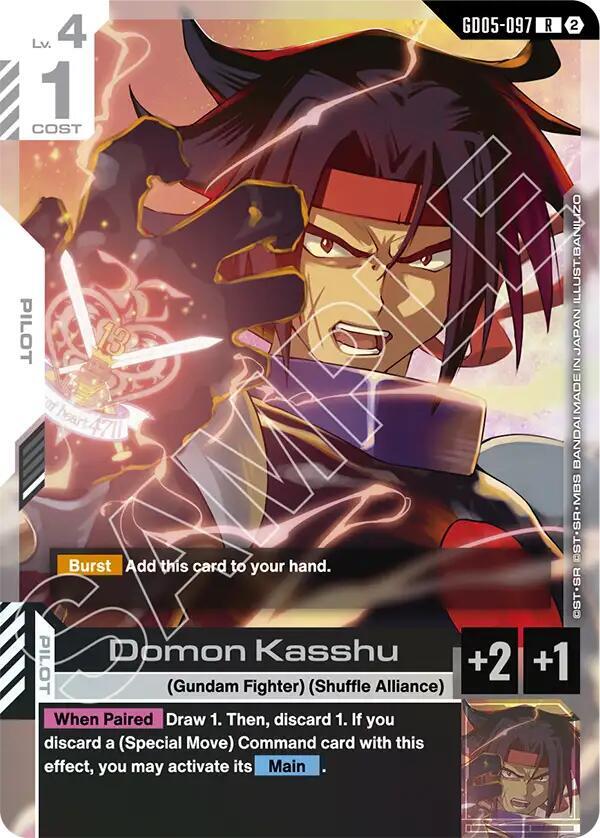 Domon Kasshu-Freedom Ascension-Rare-Holofoil