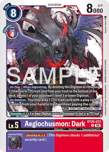 Aegiochusmon: Dark-Timeless Bonds-Rare-Foil