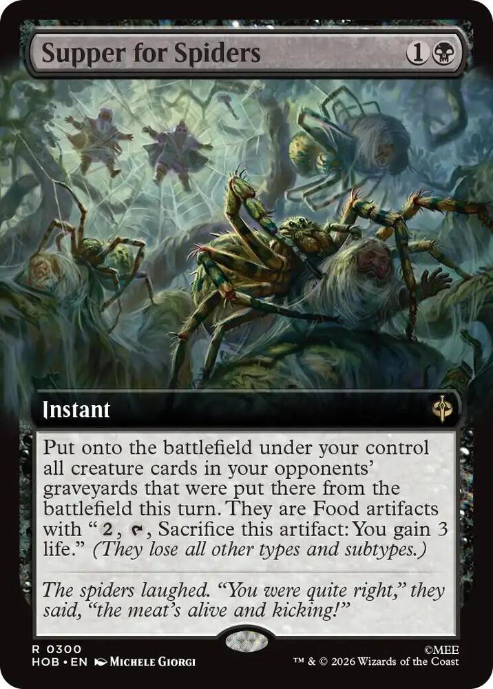 Supper for Spiders (Extended Art)-The Hobbit-R-Normal