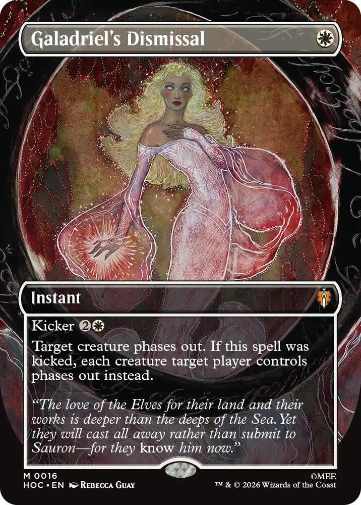 Galadriel's Dismissal (Borderless)-The Hobbit: Eternal-Legal-R-Foil