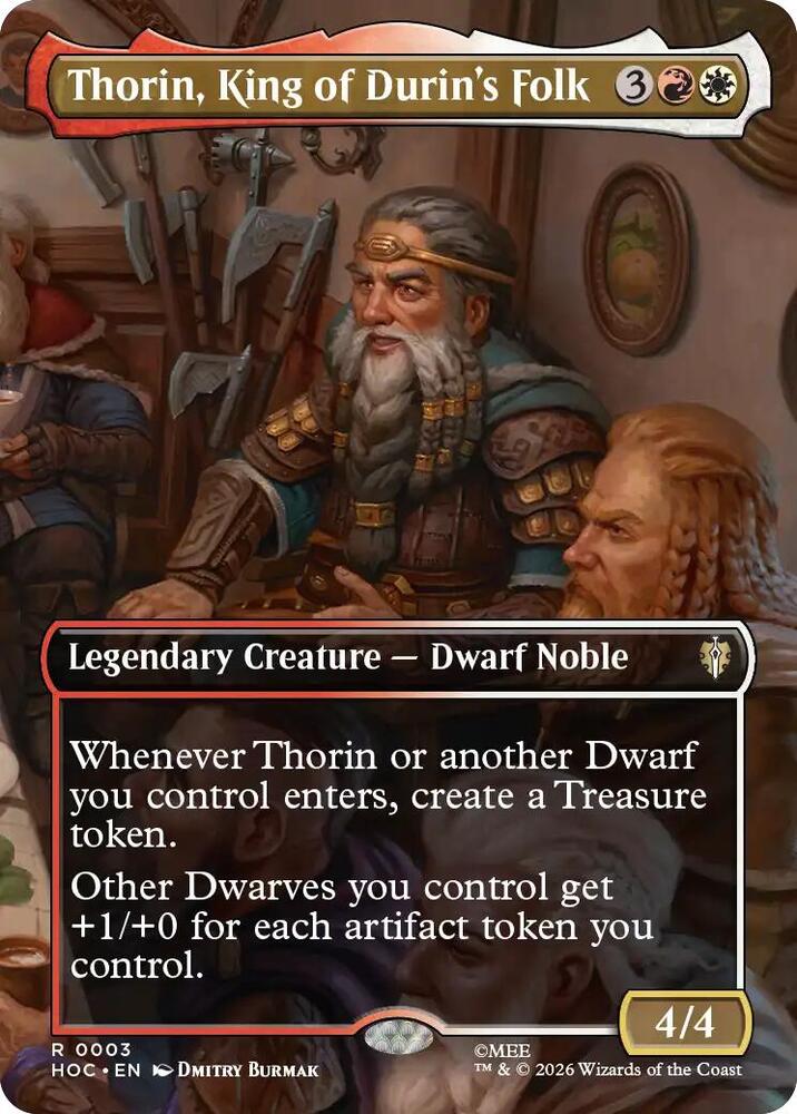 Thorin, King of Durin's Folk (Borderless)-The Hobbit: Eternal-Legal-R-Normal