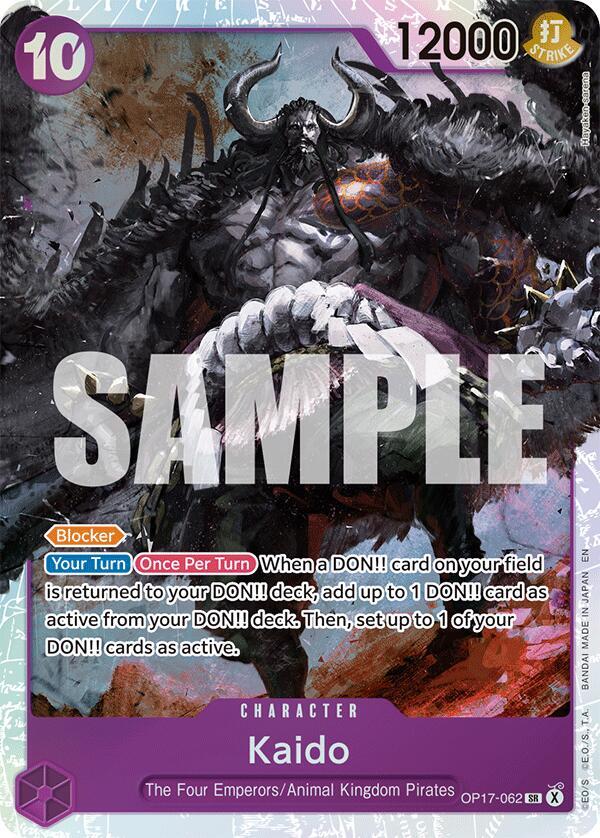 Kaido (062)-The World's Strongest Warriors-SR-Foil