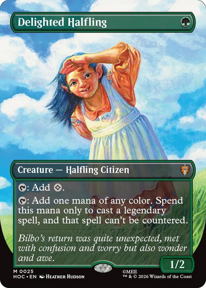Delighted Halfling (Borderless)-The Hobbit: Eternal-Legal-M-Normal