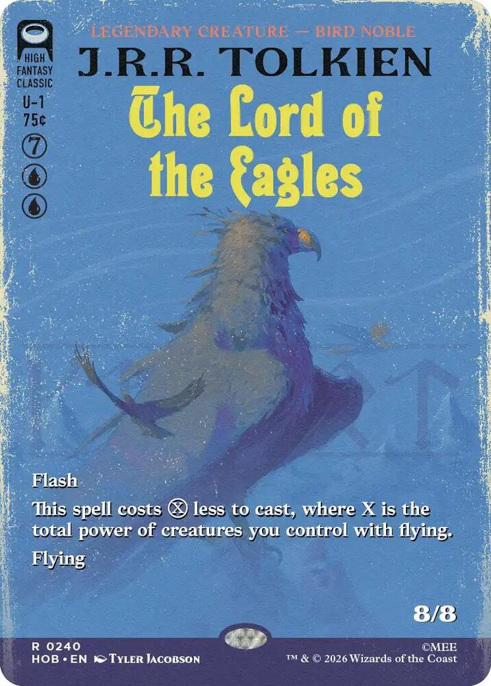 The Lord of the Eagles (Borderless)-The Hobbit-R-Normal