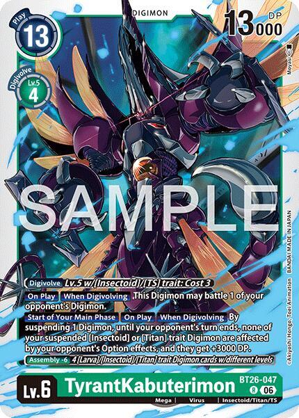 TyrantKabuterimon-Timeless Bonds-Rare-Foil