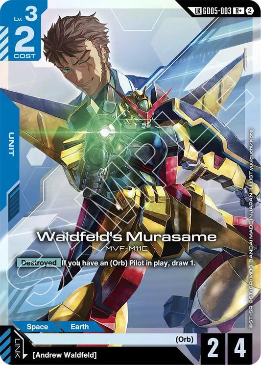 Waldfeld's Murasame (R+) (Link Rare)-Freedom Ascension-R+-Holofoil