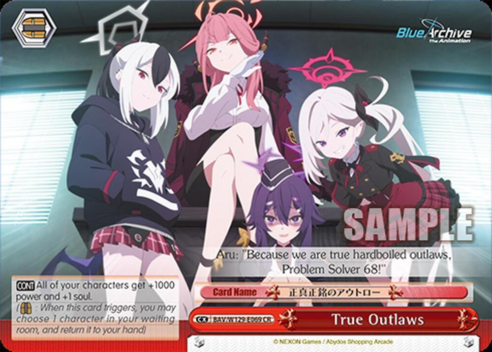 True Outlaws-Blue Archive The Animation-Climax Rare-Normal