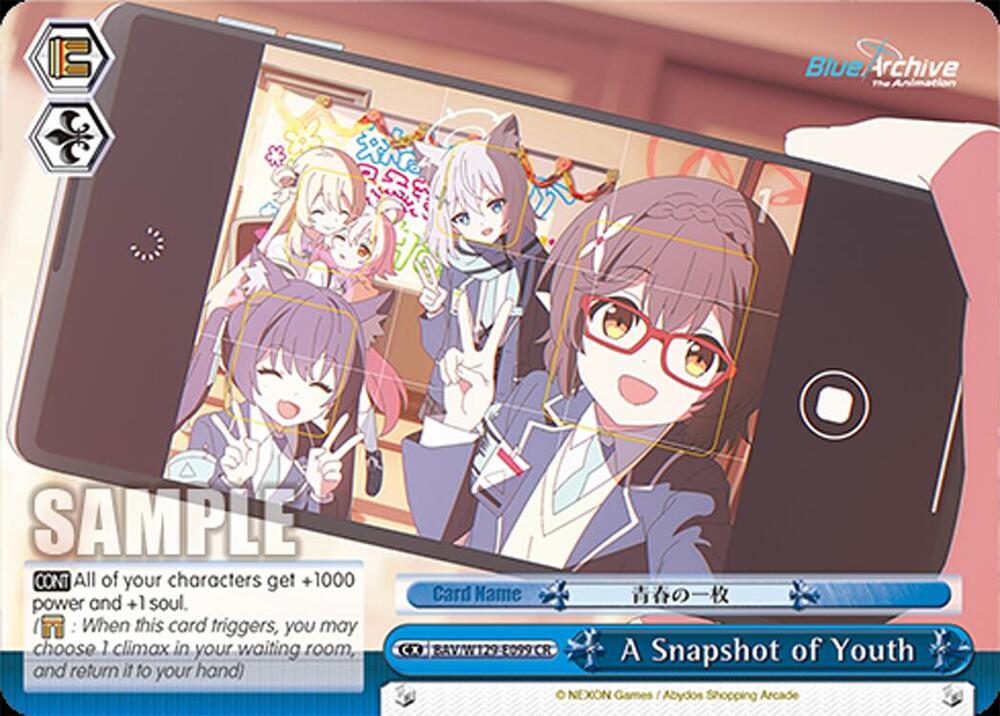 A Snapshot of Youth-Blue Archive The Animation-Climax Rare-Normal