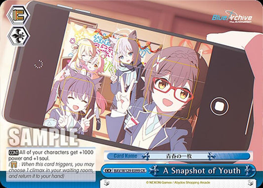 A Snapshot of Youth-Blue Archive The Animation-Climax Rare-Normal