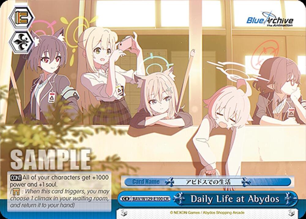 Daily Life at Abydos-Blue Archive The Animation-Climax Rare-Normal