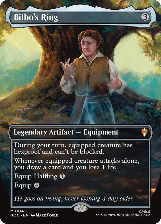 Bilbo's Ring (Borderless)-The Hobbit: Eternal-Legal-M-Normal