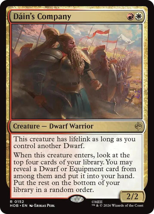 Dain's Company-The Hobbit-R-Foil