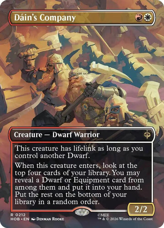 Dain's Company (Borderless)-The Hobbit-R-Foil