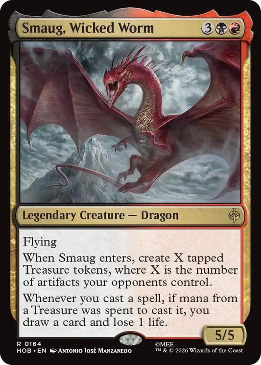 Smaug, Wicked Worm-The Hobbit-R-Foil