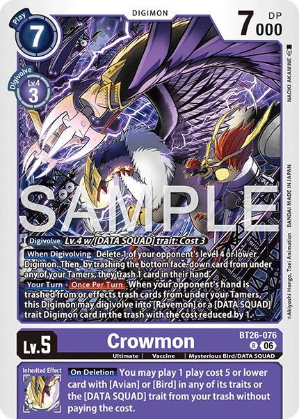 Crowmon-Timeless Bonds-Rare-Foil