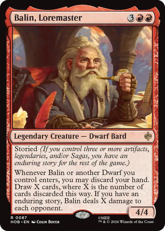 Balin, Loremaster-The Hobbit-R-Normal