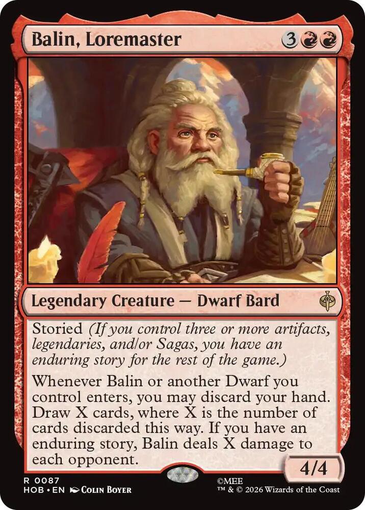 Balin, Loremaster-The Hobbit-R-Foil